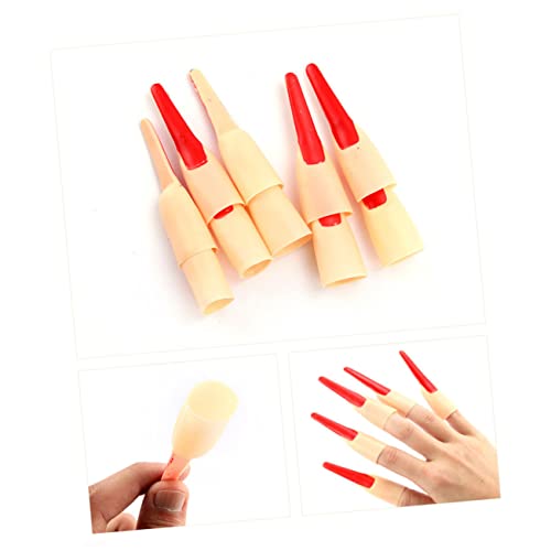 Mikinona 10 Stück Teiliges Halloween Cosplay Finger Cover Leichte Plastik Zombie Hexen Vampir Handdeko Gruselige Party Requisiten für Karneval Kostüme und Halloween von Mikinona