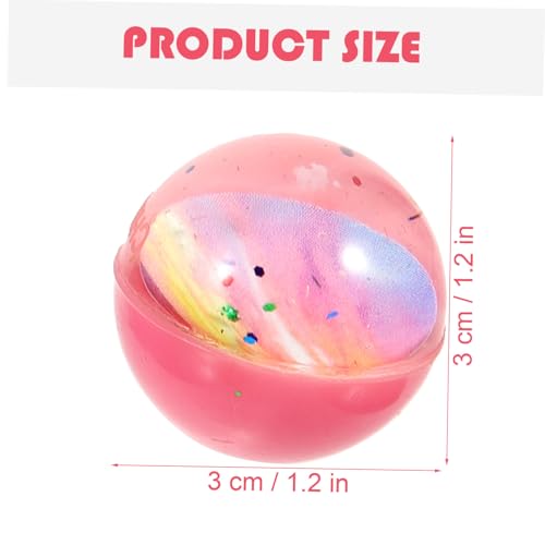 Mikinona 10 Stück Teiliges Kleine Elastische Spielbälle für Bunte Stressreduzierende Sprungbälle Vielseitig für Geburtstagsmitbringsel Party und Lernbelohnungen Leichte Zufällige Farbe von Mikinona
