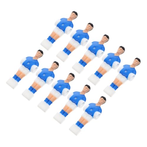 Mikinona 10 Stück Teiliges Kunststoff Fußballspieler Ersatzteile für Tischfußball Langlebige und Glatte Oberfläche Kompatibel mit Standard Tischkicker als Austausch für Beschädigte Figuren Mikinona 10 Stück Teiliges Kunststoff Fußballspieler Ersatzteile für Tischfußball Langlebige und Glatte Oberfläche Kompatibel mit Standard Tischkicker als Austausch für Beschädigte Figuren von Mikinona