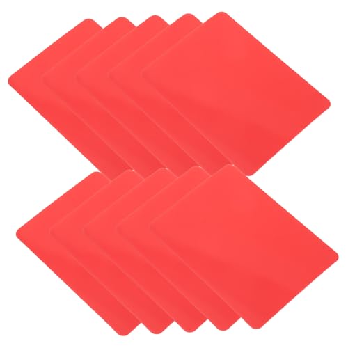 Mikinona 10 Stück Teiliges Poker Cut Karten aus Robustem Kunststoff Praktisches Pokerspiel Zubehör für Holdem und Familienkartenspiele Langlebig und Vielseitig Einsetzbar für Poker Tische von Mikinona