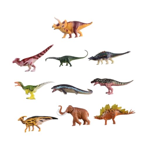 Mikinona 10 Stück Teiliges Realistische Dinosaurier Figuren aus Kunststoff Simulierte Modelle für Kreativität und Lernentwicklung Mikinona 10 Stück Teiliges Realistische Dinosaurier Figuren aus Kunststoff Simulierte Modelle für Kreativität und Lernentwicklung von Mikinona