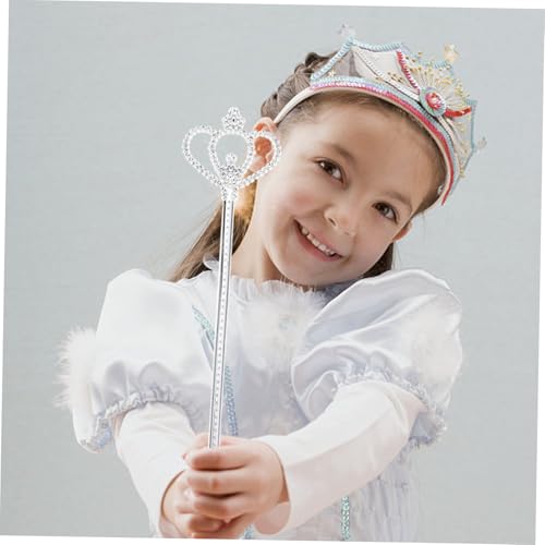 Mikinona 10 Stück Teiliges Silberglänzend Handliche Feenstäbe für Bühnenauftritte Partys und Kostümzubehör Zarte Feenstäbe für Mädchen Sichere und Hautfreundliche Spielzeugstäbe von Mikinona