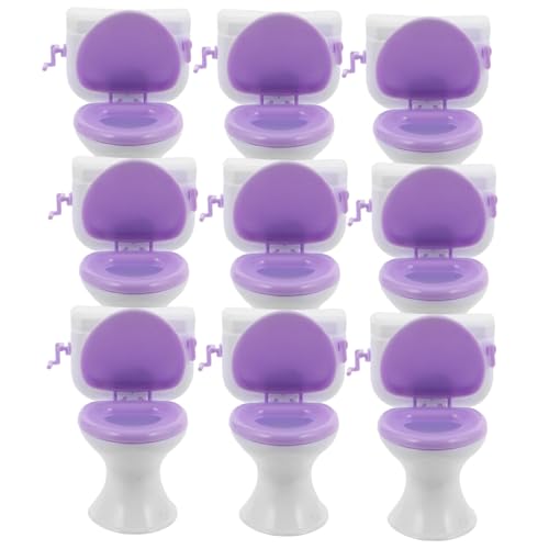 Mikinona 10 Stück Winzige Miniatur Kommode Toilettenhocker Möbelsitz Puppenhaus Mini Für Mikrotoilette Puppenspielhaus Spielspielzeug Landschaftssimulation / – Realistisches von Mikinona