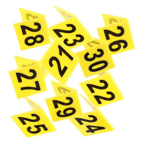 Mikinona 10 Teiliges Acryl Nummernschilder Kriminaltatort Beweismarker Tischaufsteller Dreieckig Gelb schwarz Zahlen für Detektivparty und Szenendekoration Mikinona 10 Teiliges Acryl Nummernschilder Kriminaltatort Beweismarker Tischaufsteller Dreieckig Gelb schwarz Zahlen für Detektivparty und Szenendekoration von Mikinona