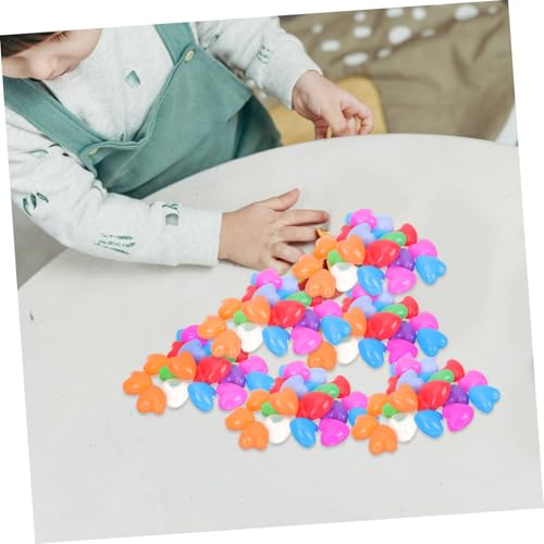 Mikinona 100 Stück Bunte Ocean Balls aus Dickem Kunststoff Kindgerechte Poolbälle für Indoor Ballbad Sicherer Spielspaß für Farbenfrohes Schwimmbadspielzeug zur Farberkennung von Mikinona