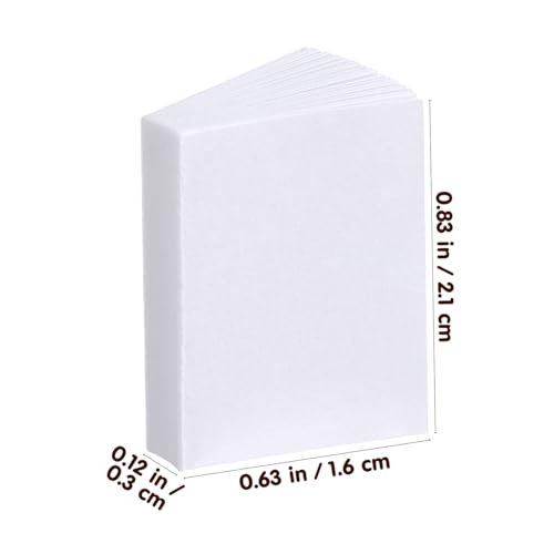 Mikinona 100 Stück Maßstab Leere Papierbücher mit Umblätterbaren Seiten Puppenhaus Zubehör Bastelbare Stabile Mini Notizbücher für Spiel und Dekoration Mikinona 100 Stück Maßstab Leere Papierbücher mit Umblätterbaren Seiten Puppenhaus Zubehör Bastelbare Stabile Mini Notizbücher für Spiel und Dekoration von Mikinona