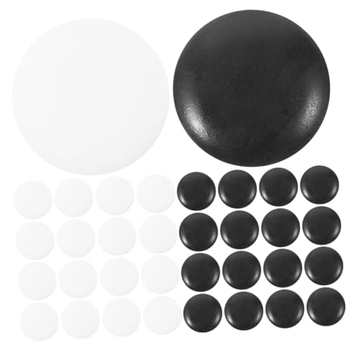 Mikinona 100 Stück Teiliges Go Spielsteine Kleine Bruchsichere Schachsteine aus Resin Schwarz Weiße Go Spiel Zubehör für Heim und Schulgebrauch Ersatzset Mikinona 100 Stück Teiliges Go Spielsteine Kleine Bruchsichere Schachsteine aus Resin Schwarz Weiße Go Spiel Zubehör für Heim und Schulgebrauch Ersatzset von Mikinona