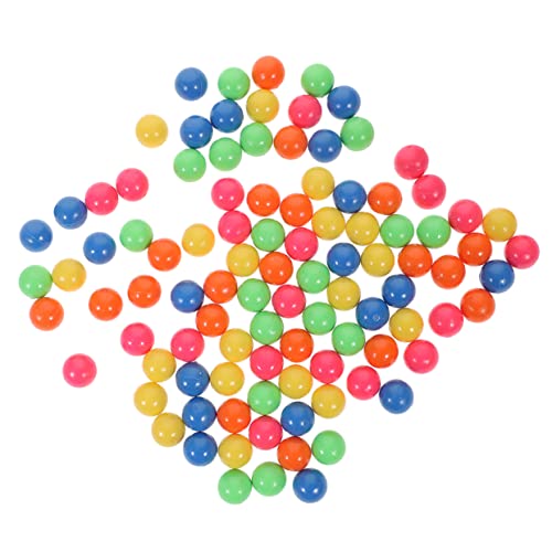 Mikinona 100 Stück Teiliges Kleine Bunte Kunststoffkugeln Farbige Rechenhilfen für Mathe Lernspielzeug zur Wahrscheinlichkeits und Farberkennung Grundschule von Mikinona