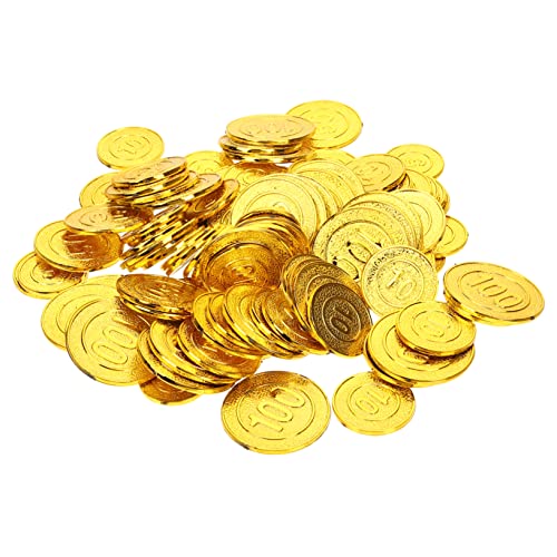Mikinona 100 Stück Teiliges Piratenmünzen Set aus Kunststoff Realistisch Gestaltete Schatzsuche Münzen für Piratenparty Geburtstagsdeko und Party Mitgebsel als Spielgeld und Partyschmuck Mikinona 100 Stück Teiliges Piratenmünzen Set aus Kunststoff Realistisch Gestaltete Schatzsuche Münzen für Piratenparty Geburtstagsdeko und Party Mitgebsel als Spielgeld und Partyschmuck von Mikinona