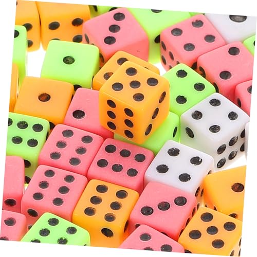 Mikinona 100 Stück Teiliges Set Bunte Seitige Mini Würfel aus Robustem Kunststoff Kleine Spielfiguren für Brettspiele DIY Partyspiele Vielseitig Einsetzbar Mikinona 100 Stück Teiliges Set Bunte Seitige Mini Würfel aus Robustem Kunststoff Kleine Spielfiguren für Brettspiele DIY Partyspiele Vielseitig Einsetzbar von Mikinona