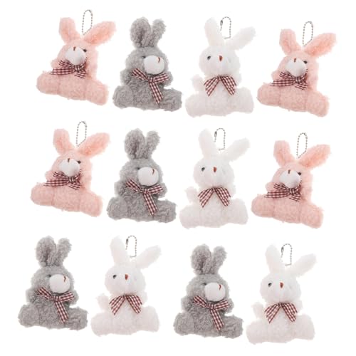 Mikinona 12 Stück Süße Plüsch Hasen Schlüsselanhänger Leichte Cartoon Kaninchen Anhänger in Verschiedenen Farben Vielseitige Taschen und Schlüssel Deko für Freunde Zufällige Farbe Mikinona 12 Stück Süße Plüsch Hasen Schlüsselanhänger Leichte Cartoon Kaninchen Anhänger in Verschiedenen Farben Vielseitige Taschen und Schlüssel Deko für Freunde Zufällige Farbe von Mikinona