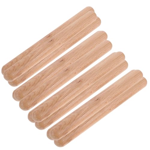 Mikinona 12 Stück Teiliges Holz Rhythmusstäbe für Pädagogische Percussion Instrumente Klassisch Sicher für Gruppenaktivitäten und Musikalische Früherziehung im Kindergarten von Mikinona