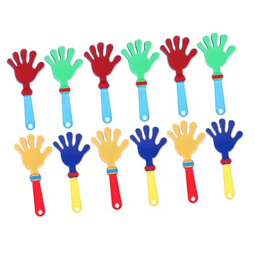 Mikinona 12 Stück Teiliges Kunststoff Handklapper Leicht und Sicher für Partyspaß und Aufmerksamkeit Handklatscher Noisemaker für Kinderfeste und Geschenkideen Zufällige Mikinona 12 Stück Teiliges Kunststoff Handklapper Leicht und Sicher für Partyspaß und Aufmerksamkeit Handklatscher Noisemaker für Kinderfeste und Geschenkideen Zufällige von Mikinona