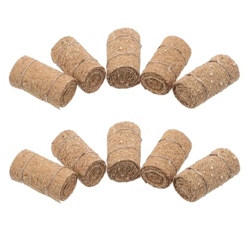 Mikinona 12 Stück Teiliges Mini Heuballen Detailgetreue Künstliche Strohballen Kleine Stapelbare Dekoration für Modellbau DIY Bauernhof Herbst Halloween-tischdeko Naturgetreu Vielseitig Mikinona 12 Stück Teiliges Mini Heuballen Detailgetreue Künstliche Strohballen Kleine Stapelbare Dekoration für Modellbau DIY Bauernhof Herbst Halloween-tischdeko Naturgetreu Vielseitig von Mikinona