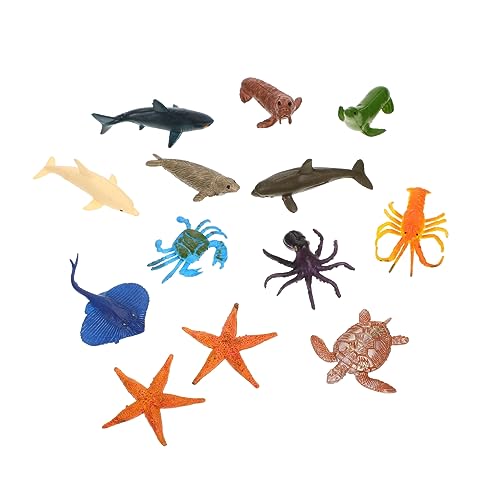 Mikinona 12 Stück Teiliges Realistische Meereslebewesen aus Kunststoff Leichte Unterwasser Figuren für Pädagogisch Fördert Kreativität und Naturverständnis Mikinona 12 Stück Teiliges Realistische Meereslebewesen aus Kunststoff Leichte Unterwasser Figuren für Pädagogisch Fördert Kreativität und Naturverständnis von Mikinona