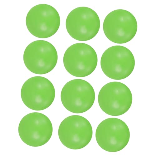Mikinona 12 Stück Teiliges Tischfußball Ersatzbälle Glatte Resin fußballbälle für Standard Kickertische Langlebige Desktop Fußball Zubehör für und Turniere von Mikinona