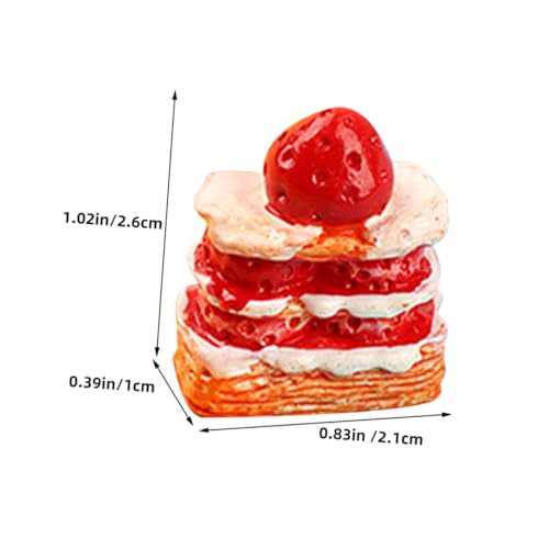 Mikinona 15 Stück Teiliges Miniatur Erdbeer cremekuchen Set Realistische Simulation Langlebig Detailgetreu Puppenhaus Dekoration Mini Haus Dessert Modell Spielküche Zubehör Mikinona 15 Stück Teiliges Miniatur Erdbeer cremekuchen Set Realistische Simulation Langlebig Detailgetreu Puppenhaus Dekoration Mini Haus Dessert Modell Spielküche Zubehör von Mikinona