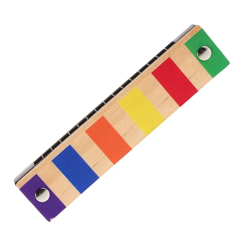 Mikinona 16 Holzmundharmonikas Musikinstrument Mundharmonikas Für Erwachsene Anfänger Mundharmonika Kindermundharmonika Kindermundharmonika Kleinkind Mundharmonika Kinderparty von Mikinona