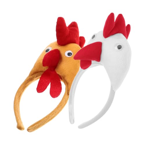 Mikinona 1Paar Hühner Stirnband für Cosplay Cartoon Haaraccessoires und Witzig für Partys Festivals und Fotos aus Weichen Materialien für Maximalen Komfort Mikinona 1Paar Hühner Stirnband für Cosplay Cartoon Haaraccessoires und Witzig für Partys Festivals und Fotos aus Weichen Materialien für Maximalen Komfort von Mikinona