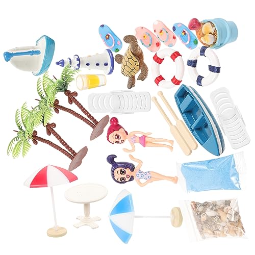 Mikinona 1Satz Miniatur Strand Dekoration Set Micro Beach Accessoires für DIY Puppenhaus Deko Lebendige Miniatur Szenen für Kreatives Gestalten Mikinona 1Satz Miniatur Strand Dekoration Set Micro Beach Accessoires für DIY Puppenhaus Deko Lebendige Miniatur Szenen für Kreatives Gestalten von Mikinona