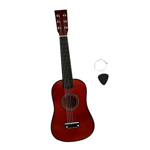 Mikinona 1Stück Gitarre aus Anfängergitarre für Kreative Spielmomente für Fördert Musikalisches Talent und Gehörbildung mit Plektron und Stabiler Bauweise Mikinona 1Stück Gitarre aus Anfängergitarre für Kreative Spielmomente für Fördert Musikalisches Talent und Gehörbildung mit Plektron und Stabiler Bauweise von Mikinona