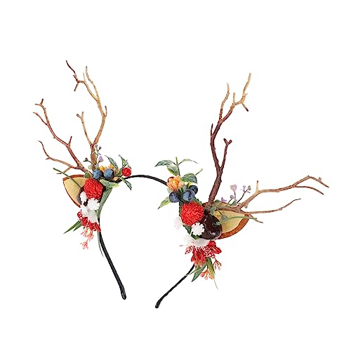 Mikinona 1stück Antler Haarreif Für Weihnachten Verstellbares Geweih Haarband Für Cosplay Party Festlichkeiten Hochwertige Dekoration Für Erwachsene Mikinona 1stück Antler Haarreif Für Weihnachten Verstellbares Geweih Haarband Für Cosplay Party Festlichkeiten Hochwertige Dekoration Für Erwachsene von Mikinona