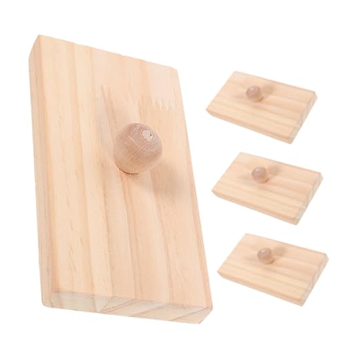 Mikinona 2 Paare Sandblock Rhythmusspielzeug Holz Percussion Instrument Montessori Musikinstrument Für Frühe Musikförderung Und Rhythmus Training von Mikinona