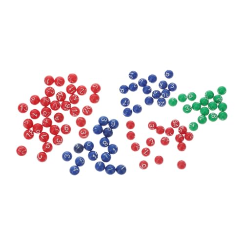 Mikinona 2 Packungen Kleine Nahtlose Kunststoff losbälle mit Eingravierten Zahlen Langlebig für Tombola Partyspiele Bingo und Lotteriespiele Robust und Lesbar von Mikinona