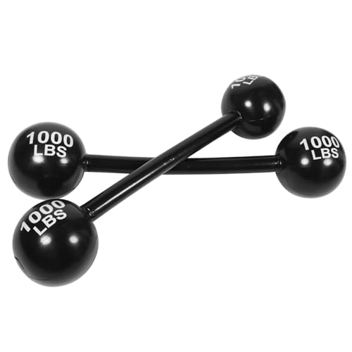 Mikinona 2 STÜCK Aufblasbare Hantel Spielzeuge PVC Dicke Barbell für Erwachsene Party Sportspielzeug Lustige Eltern Junge Mädchen Aktivität Robust und Bruchsicher von Mikinona