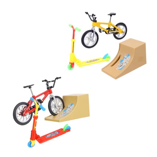 Mikinona 2 Sätze Finger Skateboard Spielset mit Fingerfahrrad und Klapprampe Tischspielzeug Robustes Mini Rennspiel für Jungen und Mädchen Mikinona 2 Sätze Finger Skateboard Spielset mit Fingerfahrrad und Klapprampe Tischspielzeug Robustes Mini Rennspiel für Jungen und Mädchen von Mikinona