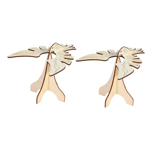 Mikinona 2 Sätze Holz Balancevögel DIY Physik Experiment Bausatz Lehrmaterial für Jugendliche Stabiles Holzspielzeug Gleichgewicht und Schwerkraftverständnis von Mikinona