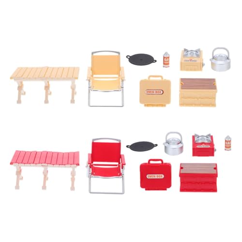 Mikinona 2 Sets Kit Kinderzubehör Für Grill – Möbel Herd Puppenhaus Werkzeuge Gasgrill Miniaturmaßstab Mit Play More Klappbarem Feen Dekor Stuhl Mikrolandschaft Und Terrassen Mikinona 2 Sets Kit Kinderzubehör Für Grill – Möbel Herd Puppenhaus Werkzeuge Gasgrill Miniaturmaßstab Mit Play More Klappbarem Feen Dekor Stuhl Mikrolandschaft Und Terrassen von Mikinona
