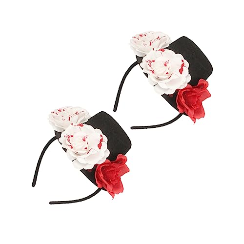 Mikinona 2 Stück Blumenhaarbänder für Haarreifen für Partys Hochzeiten und Feste und Leicht für Besondere Anlässe Mikinona 2 Stück Blumenhaarbänder für Haarreifen für Partys Hochzeiten und Feste und Leicht für Besondere Anlässe von Mikinona