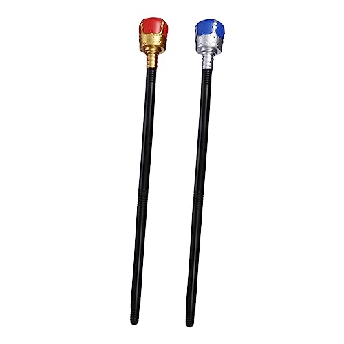 Mikinona 2 Stück Cosplay Requisiten für Halloween und Partys Roter und Blauer Königszepter Einfach zu Montieren für Bühnenaufführungen aus Gefertigt Mikinona 2 Stück Cosplay Requisiten für Halloween und Partys Roter und Blauer Königszepter Einfach zu Montieren für Bühnenaufführungen aus Gefertigt von Mikinona