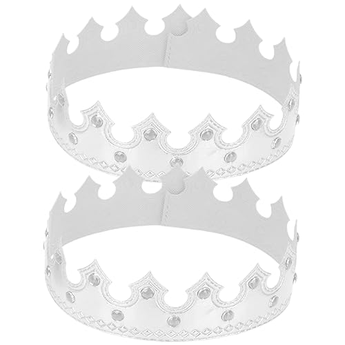 Mikinona 2 Stück Geburtstags hut Krone Party Geburtstagskronen Kind Halloween Mein Geburtstagsfeierdekorationen Geburtstagshut Stoff Silver Mikinona 2 Stück Geburtstags hut Krone Party Geburtstagskronen Kind Halloween Mein Geburtstagsfeierdekorationen Geburtstagshut Stoff Silver von Mikinona