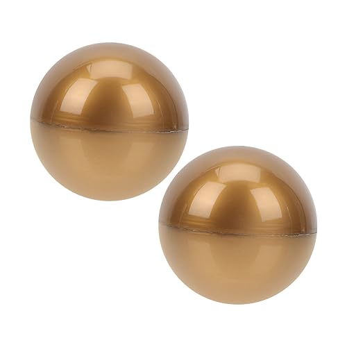 Mikinona 2 Stück Goldene Kunststoffbälle zum Öffnen Sichere und Widerstandsfähige Tombola Spielkugeln für Party Bingo und Veranstaltungsverlosungen Mikinona 2 Stück Goldene Kunststoffbälle zum Öffnen Sichere und Widerstandsfähige Tombola Spielkugeln für Party Bingo und Veranstaltungsverlosungen von Mikinona