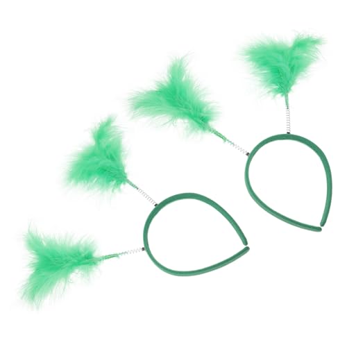 Mikinona 2 Stück Grüne Plume Headwear für Karnevalsparty Dekorative Haaraccessoires für Cosplay Festliche Kopfbedeckung für Hochzeiten und Besondere Anlässe Mikinona 2 Stück Grüne Plume Headwear für Karnevalsparty Dekorative Haaraccessoires für Cosplay Festliche Kopfbedeckung für Hochzeiten und Besondere Anlässe von Mikinona