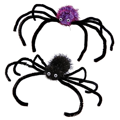 Mikinona 2 Stück Halloween Spinnen Haarspangen Kreative Party Haarschmuck Leichtes Sicheres Material Für Mädchen und Alltag Geeignet Mikinona 2 Stück Halloween Spinnen Haarspangen Kreative Party Haarschmuck Leichtes Sicheres Material Für Mädchen und Alltag Geeignet von Mikinona