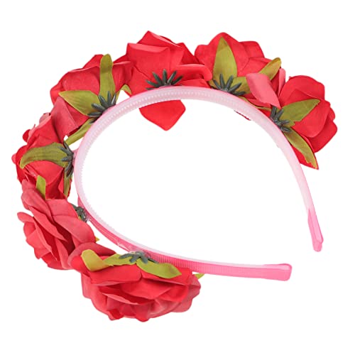 Mikinona 2 Stück Künstliche Haarband für Valentinstag Haarschmuck für Festivals Leichtes und Bequemes Accessoire für Partys und Hochzeiten von Mikinona