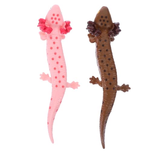 Mikinona 2 Stück Künstliche Salamander Figurine Realistische Salamander Deko für Garten und Kompakt und Leicht für Miniaturgärten Charmante Dekoration Mikinona 2 Stück Künstliche Salamander Figurine Realistische Salamander Deko für Garten und Kompakt und Leicht für Miniaturgärten Charmante Dekoration von Mikinona