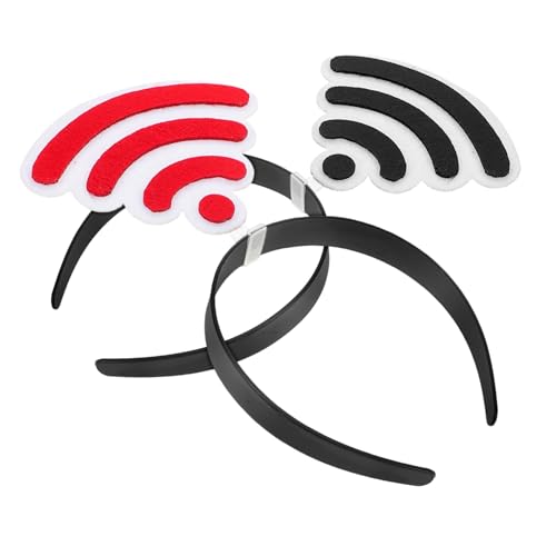 Mikinona 2 Stück Lustiges Wifi Stirnband Halloween Party Haarreif in Rot und Schwarz Witziges Foto requisit für Geburtstagsfeiern Langlebiges Wiederverwendbares Partyzubehör für Mädchen Mikinona 2 Stück Lustiges Wifi Stirnband Halloween Party Haarreif in Rot und Schwarz Witziges Foto requisit für Geburtstagsfeiern Langlebiges Wiederverwendbares Partyzubehör für Mädchen von Mikinona