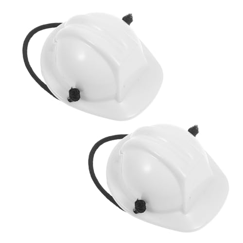 Mikinona 2 Stück Mini Bauhelme für Haustiere und Puppen Kompakter Kunststoff Sicherheitshelm mit Verstellbarem Federschnurverschluss Leichter Schutz für BAU und Party Dekoration Mikinona 2 Stück Mini Bauhelme für Haustiere und Puppen Kompakter Kunststoff Sicherheitshelm mit Verstellbarem Federschnurverschluss Leichter Schutz für BAU und Party Dekoration von Mikinona