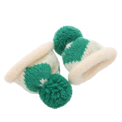 Mikinona 2 Stück Mini Strickmützen Weihnachtsmützen Kleine Beanie Flaschenhut DIY Bastelzubehör für Weinflaschen und Kleine Bären Weihnachtsdekoration Festlich Mikinona 2 Stück Mini Strickmützen Weihnachtsmützen Kleine Beanie Flaschenhut DIY Bastelzubehör für Weinflaschen und Kleine Bären Weihnachtsdekoration Festlich von Mikinona