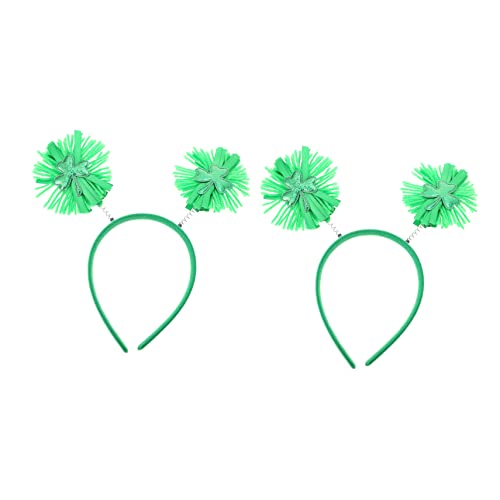 Mikinona 2 Stück Patrick's Day Haarreifen mit Kleeblatt Design Kopfbedeckung für Kostümparty und Festlichkeiten Langlebig und Bequem für Fröhliche Feiern Mikinona 2 Stück Patrick's Day Haarreifen mit Kleeblatt Design Kopfbedeckung für Kostümparty und Festlichkeiten Langlebig und Bequem für Fröhliche Feiern von Mikinona