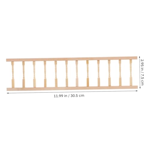 Mikinona 2 Stück Puppenhaus DIY Puppenhaus Dekoration Detailreiche Holzmöbel für Miniaturmöbel Zubehör von Mikinona