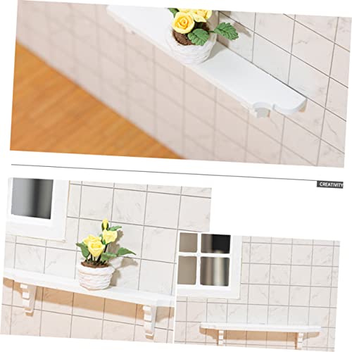 Mikinona 2 Stück Puppenhaus Zubehör Realistisches Mini Haus Robust und Langlebig als Kinderzimmer Deko Erweiterung für Dollhouse Szenen von Mikinona