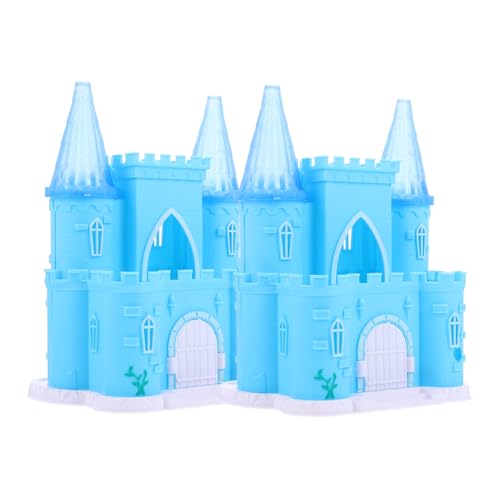 Mikinona 2 Stück Schloss Zubehör Für Puppenhäuser Verzierung in Villa-Schloss-Form Villa Schloss Form Puppenhausdekoration Miniatur-Outdoor-Tools Puppenhaus-Layout Abs Blau Mikinona 2 Stück Schloss Zubehör Für Puppenhäuser Verzierung in Villa-Schloss-Form Villa Schloss Form Puppenhausdekoration Miniatur-Outdoor-Tools Puppenhaus-Layout Abs Blau von Mikinona