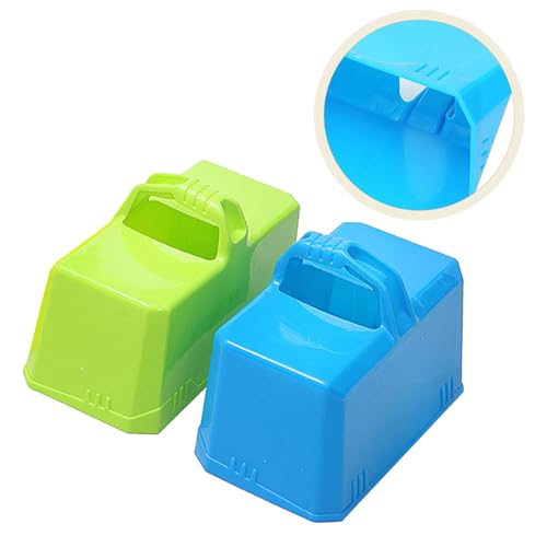Mikinona 2 Stück Schneeblockformer für Outdoor Winter Schnee und Sand Rechteckige Form Einfach zu Bedienen Großes Griffdesign für Schneefestungen und Sandburgen Zufällige Zufällige Farbe von Mikinona
