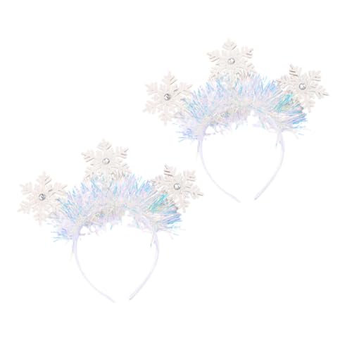 Mikinona 2 Stück Schneeflocken-stirnband Weihnachten Mädchen Party Fröhlich Schneeflocken-gastgeschenke Snowflake Stirnband Erwachsene Noel Künstlicher Schnee Weiß Plastik Mikinona 2 Stück Schneeflocken-stirnband Weihnachten Mädchen Party Fröhlich Schneeflocken-gastgeschenke Snowflake Stirnband Erwachsene Noel Künstlicher Schnee Weiß Plastik von Mikinona