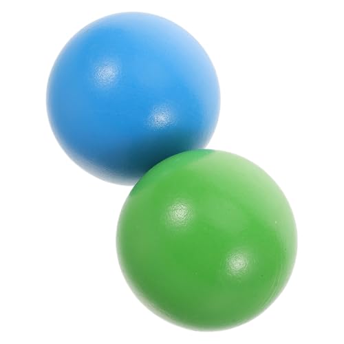 Mikinona 2 Stück Teiliges Croquet Holzball für Outdoor Spiel Glatte Oberfläche Langlebig und Geeignet für Altersgruppen Perfektes Freizeitspiel im Garten Wiese von Mikinona